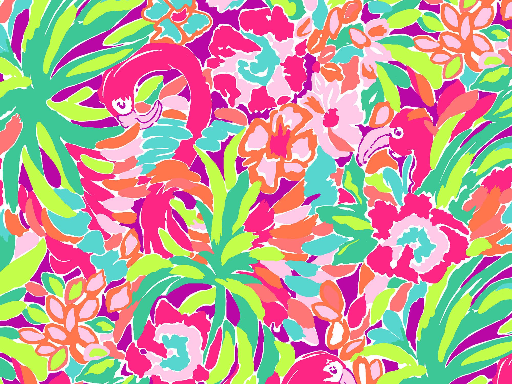 Fenicotteri rosa fantasia tropicale, 2000x1501 Hi-Res, iMac