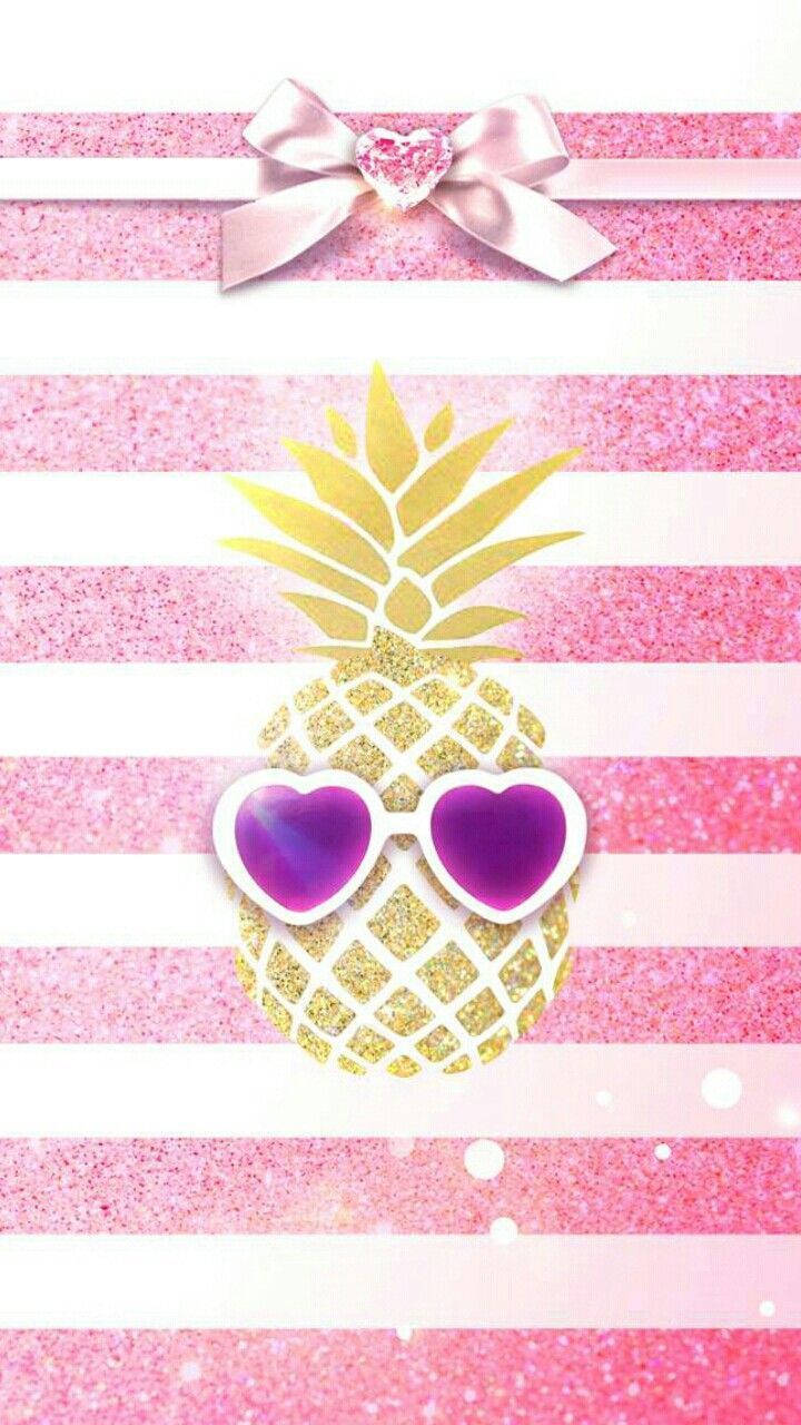 Ananas rosa con occhiali, 720x1280 Full HD Verticale, Smartphone