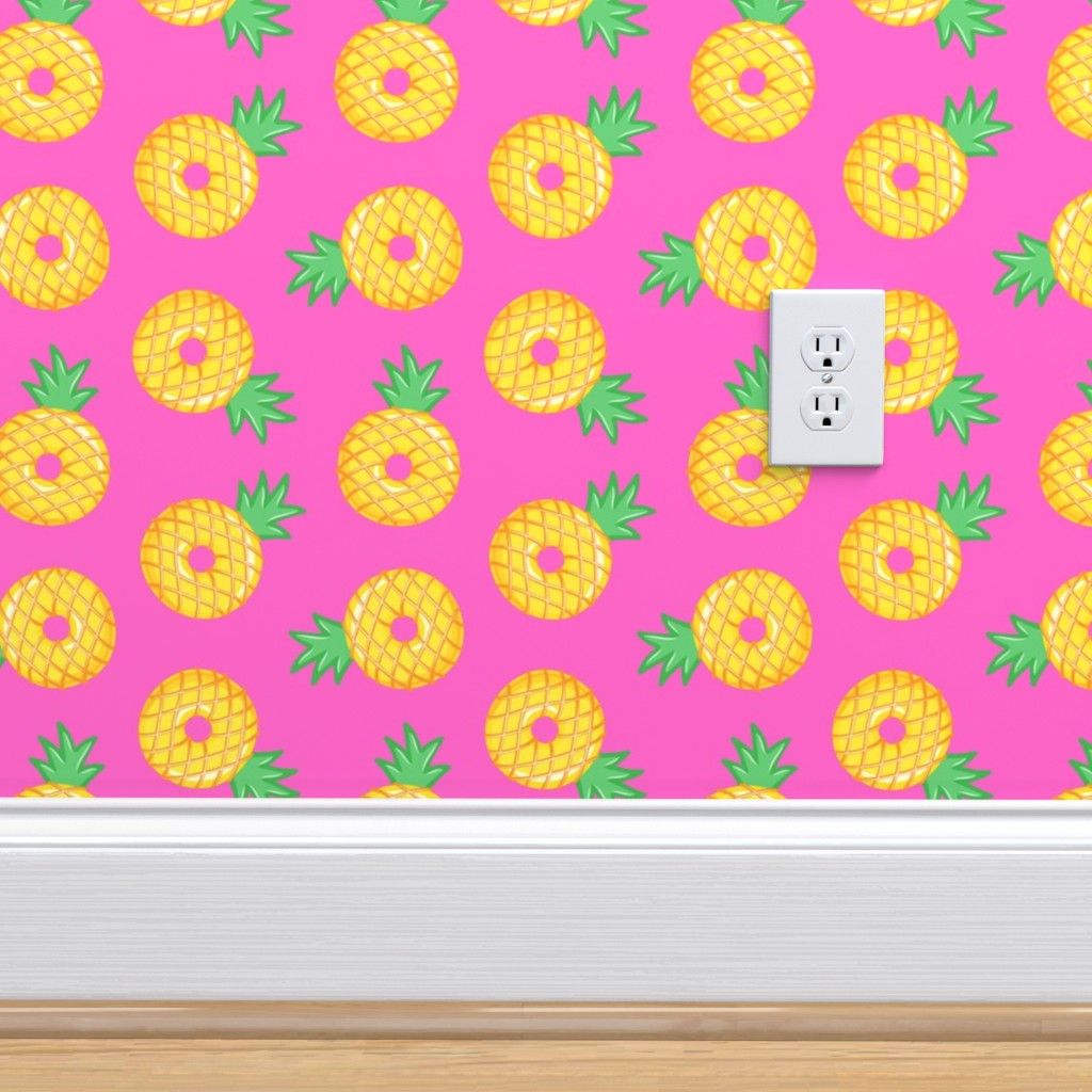 Ananas disegnati rosa, 1856x1161 HD, PC Desktop
