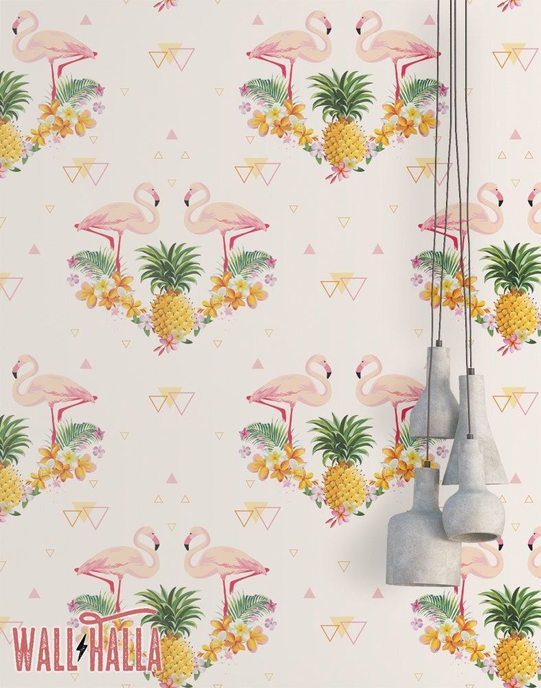 Ananas rosa floreale pattern, 1000x1000 HD, PC Desktop