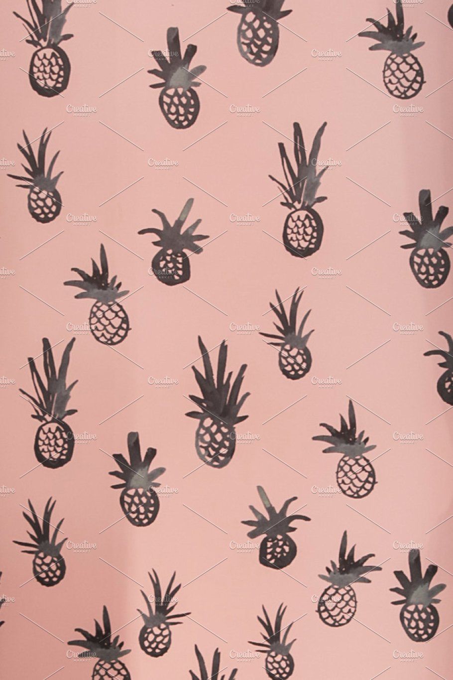 Ananas fantasia sfondo rosa, 1080x1920 Full HD Verticale, iPhone