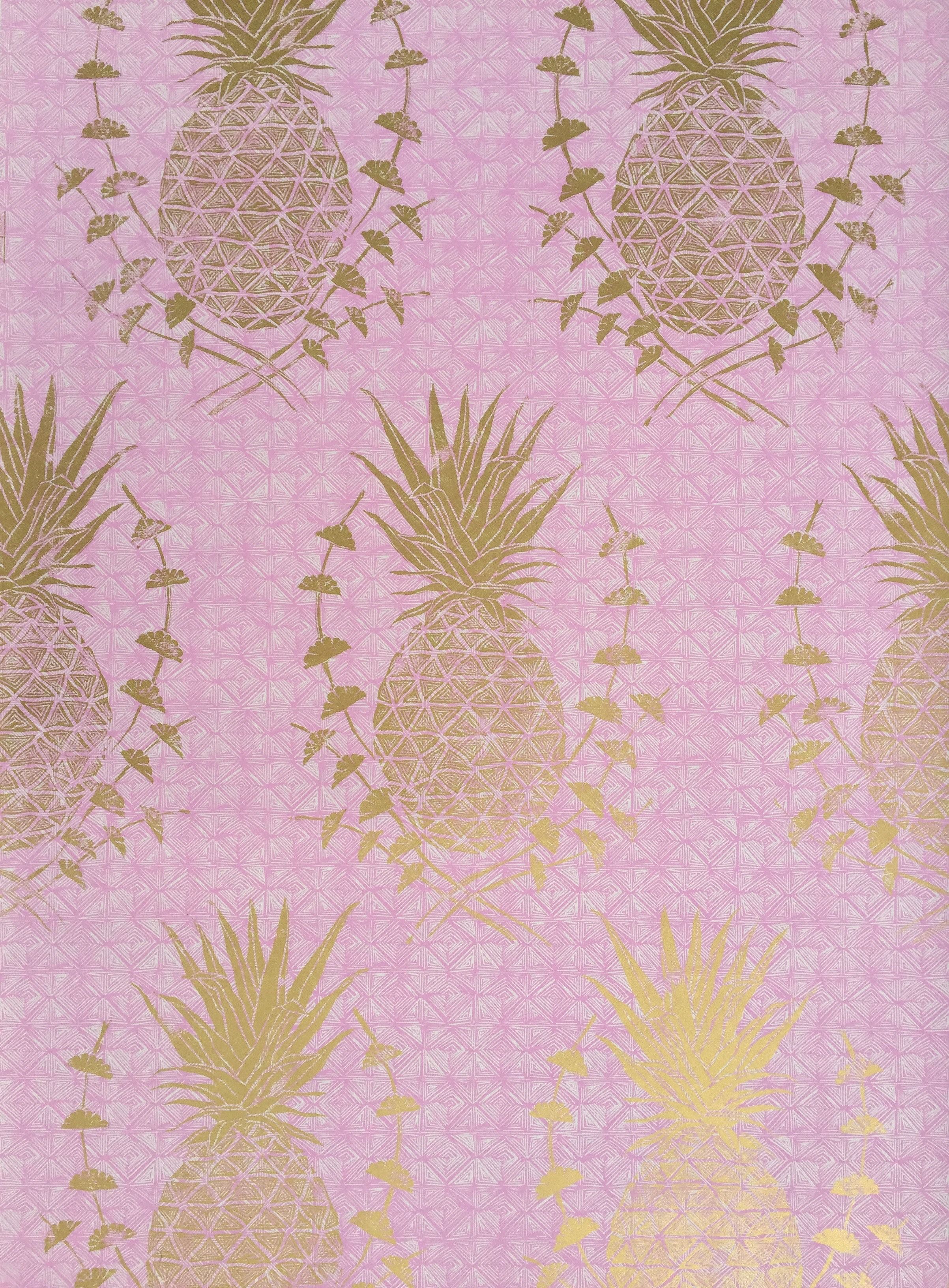 Ananas rosa carta da parati, 768x1368 Full HD Verticale, Realme