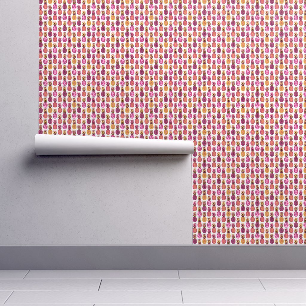 Ananas ciambelle fondo rosa, 1024x1024 HD, Desktop