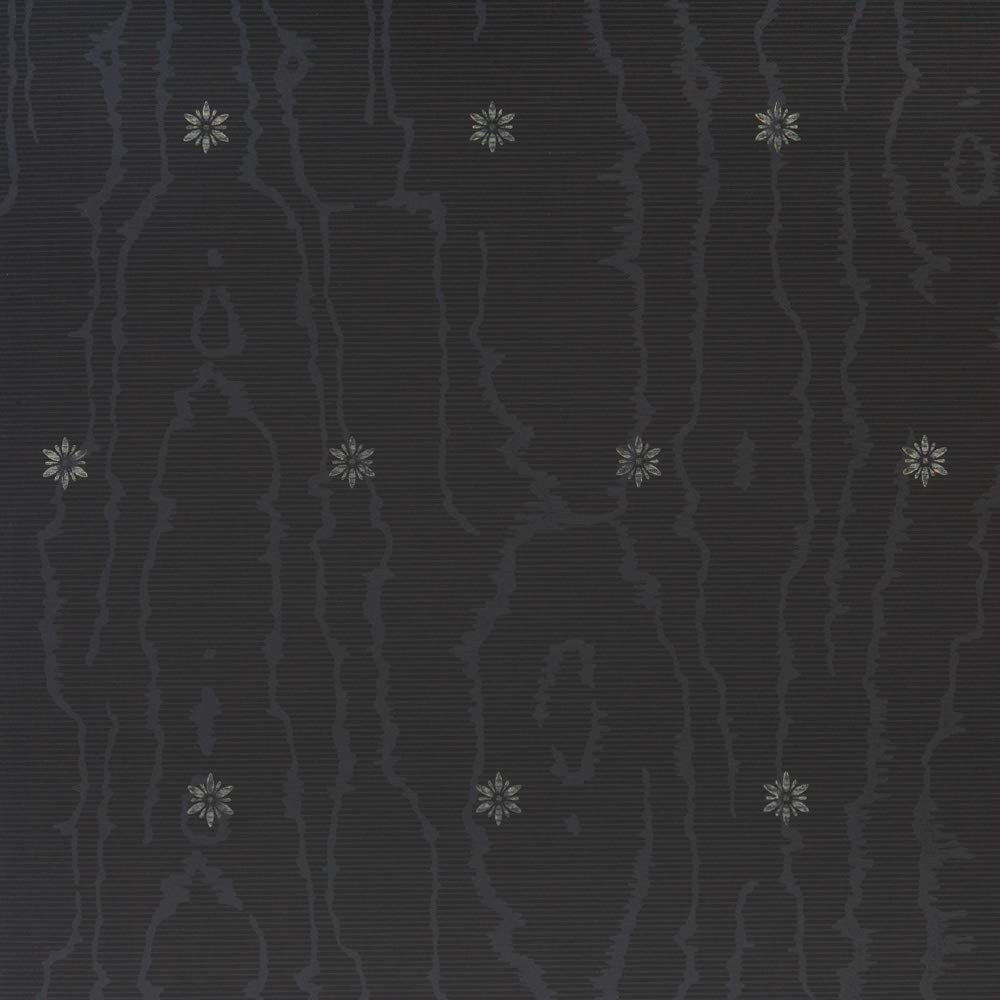Stelle argento su moire nero, 1000x1000 HD, PC