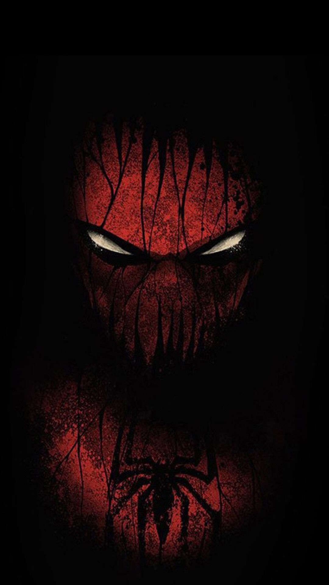 Spider-Man maschera rossa scura, Uomo Ragno, sfondi per Telefono, 1080x1920 Full HD Verticale, iPhone