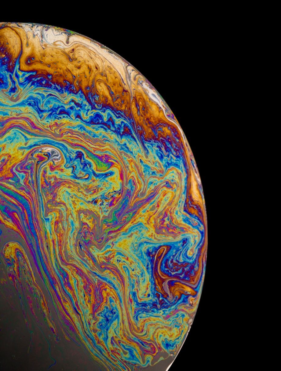 Bolla di sapone macro colorata, sfondi per Telefono, 920x1214 Verticale, POCO