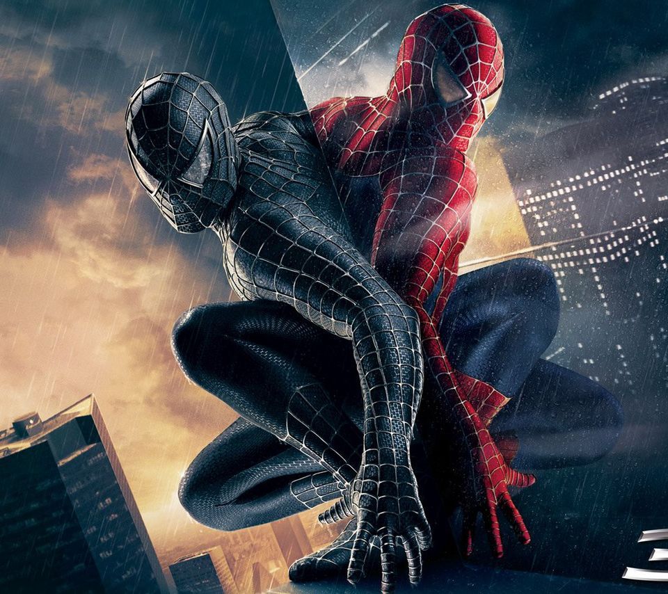 Spider-Man nero e rosso, Marvel, sfondi per Telefono, 960x854 HD, Desktop