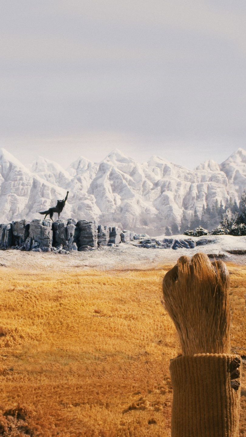 Fantastic Mr Fox campo innevato, 810x1440 Full HD Verticale, Smartphone