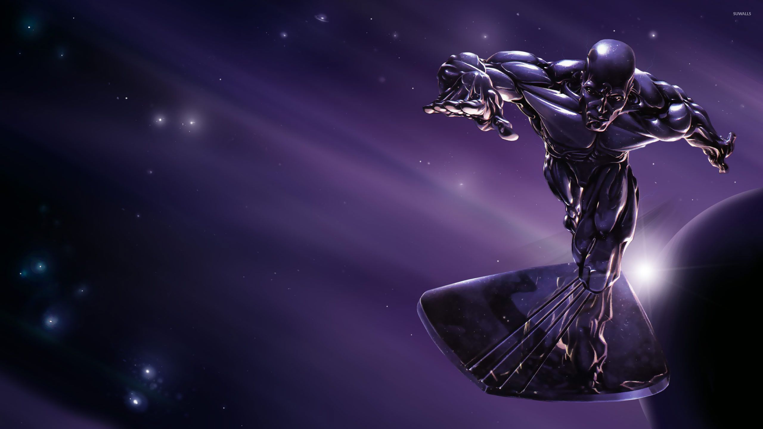 Silver Surfer nello spazio, 2560x1440 QHD, Laptop