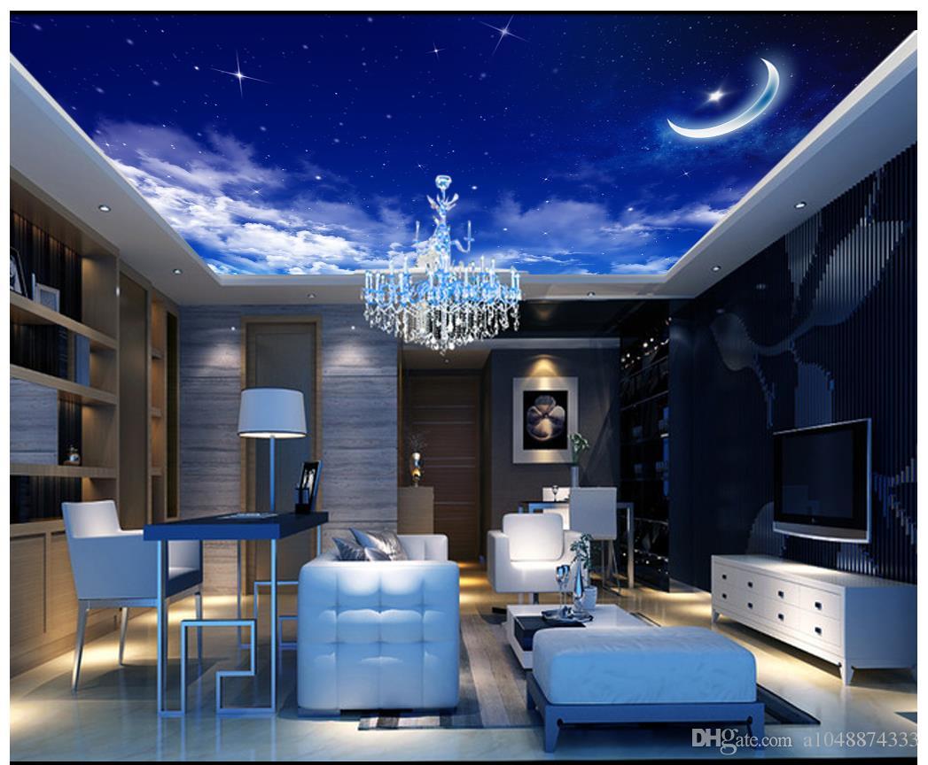 Soffitto cielo stellato luna, 1047x864 HD, Desktop