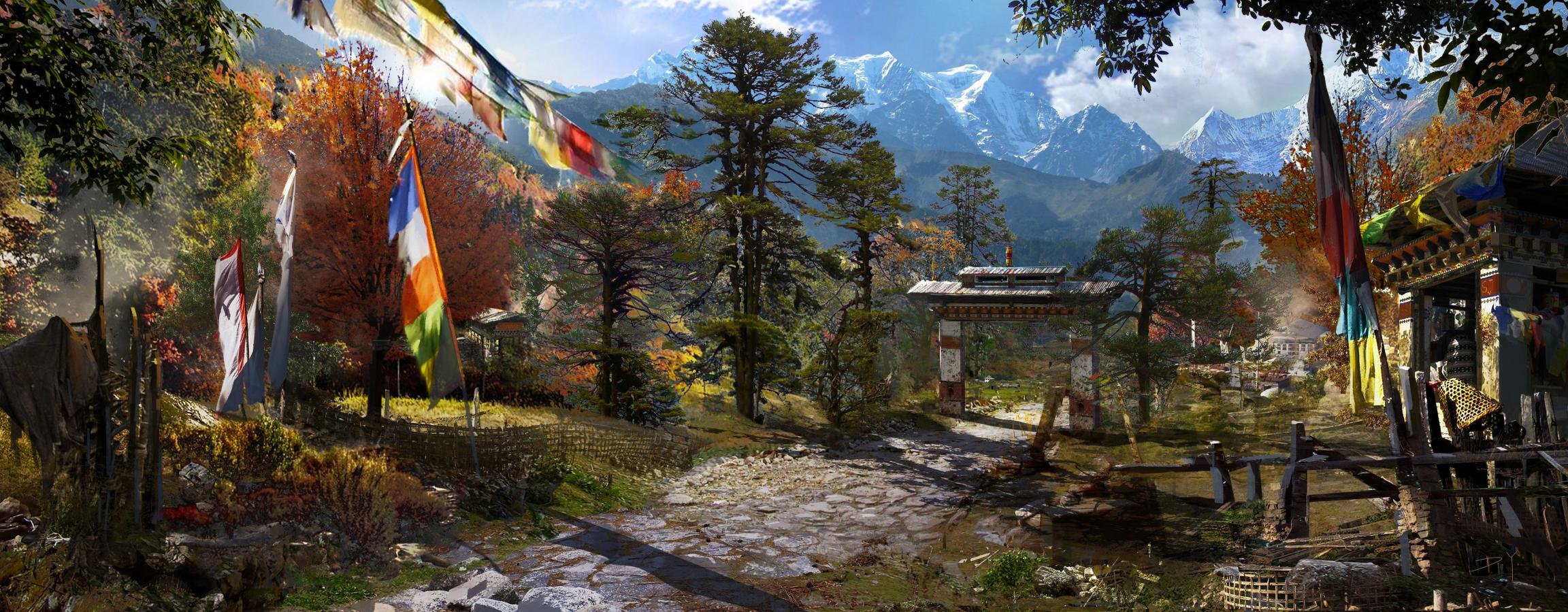 Montagna riflessa nel lago, 2560x1024 Panoramico, Monitor Gaming