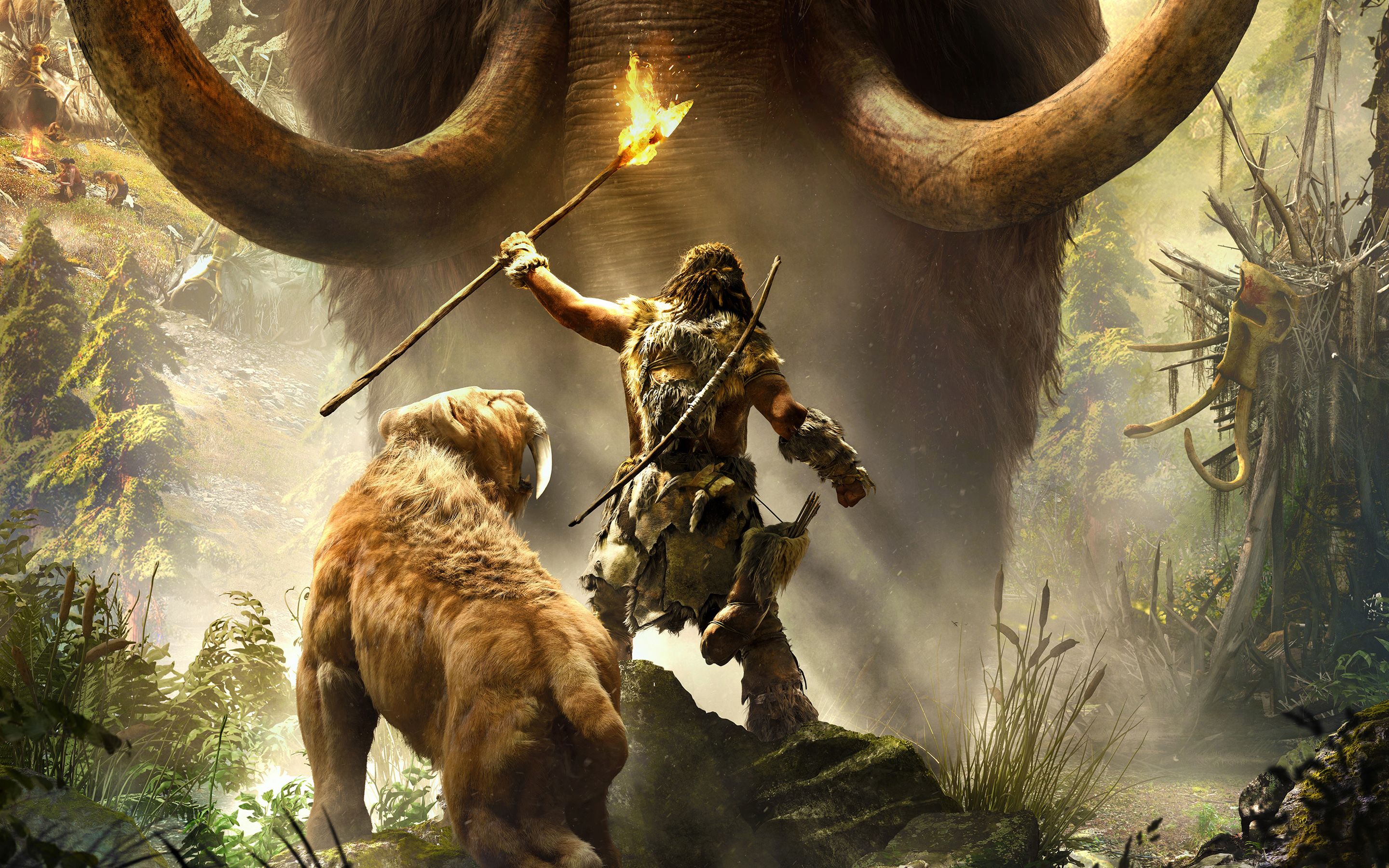 Far Cry Primal mammut preistorici, 3840x2160 4K Ultra HD, Monitor 4K