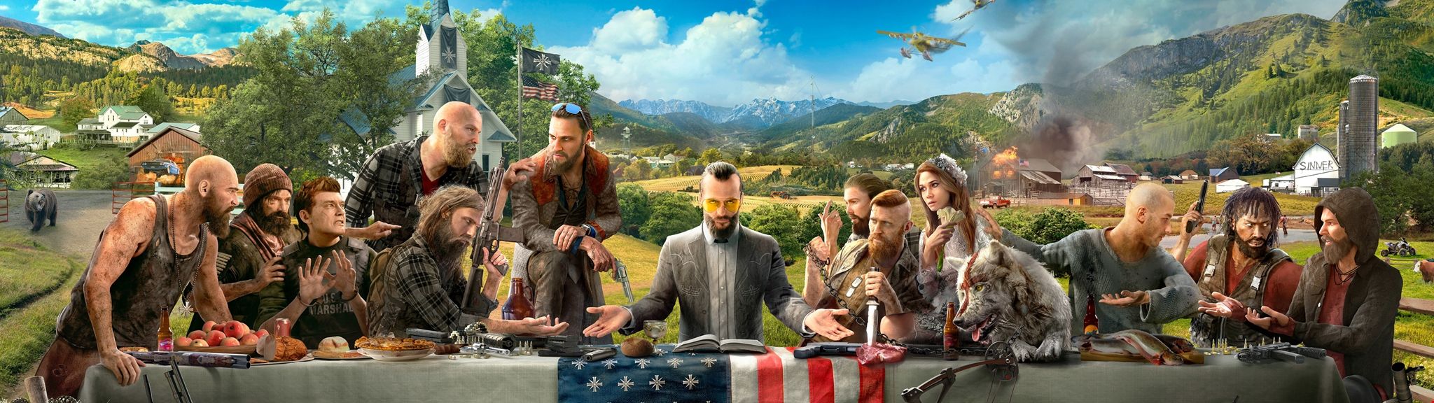 Far Cry 4 personaggi e tigre, 2880x1800 2K+, Laptop