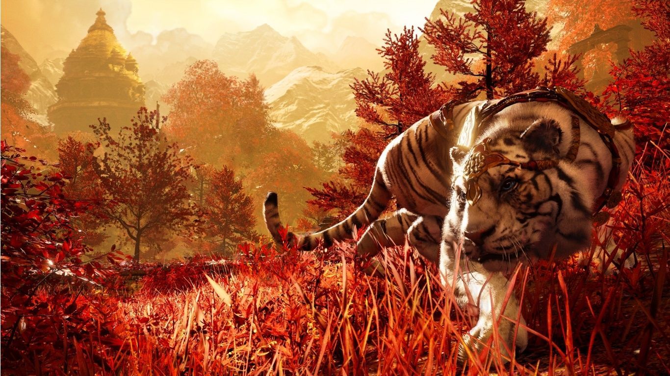 Far Cry 4 Ajay Ghale elefante, 2560x1080 21:9, Ultrawide