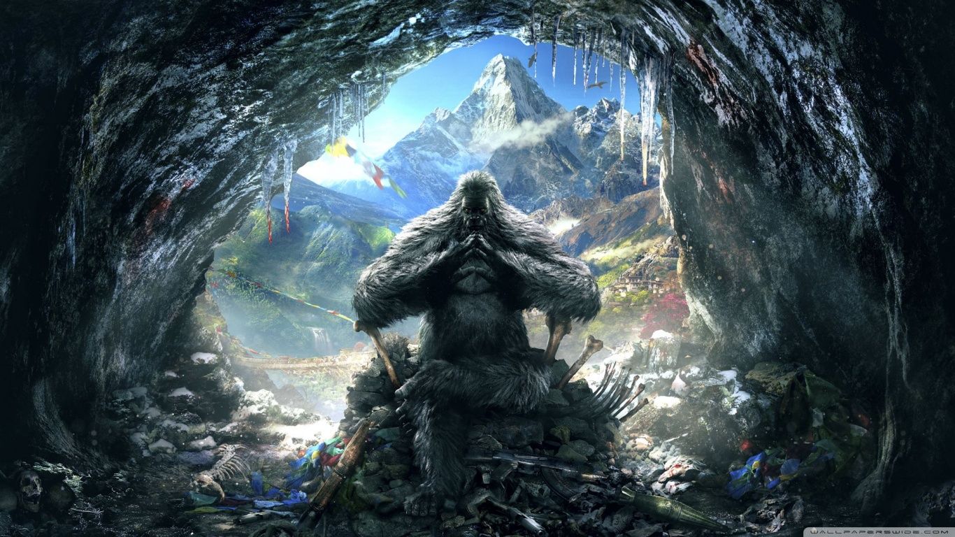 Montagne nebbiose Far Cry 4, 3840x1280 21:9, Ultrawide