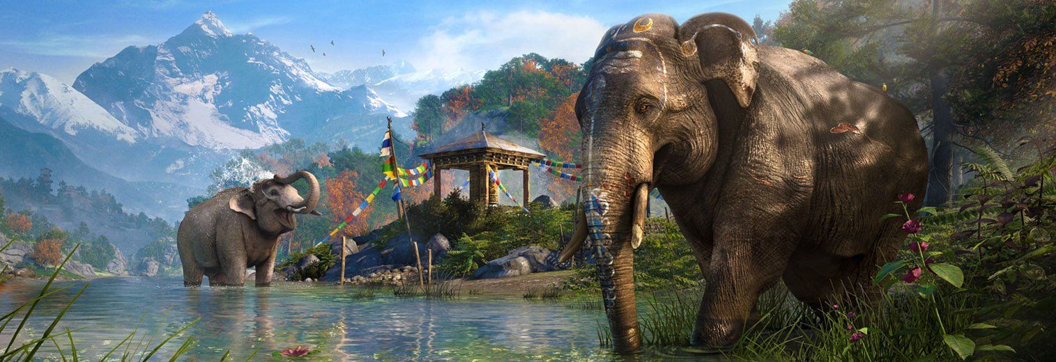 Yeti Far Cry 4 caverna, 1366x768 720p, PC
