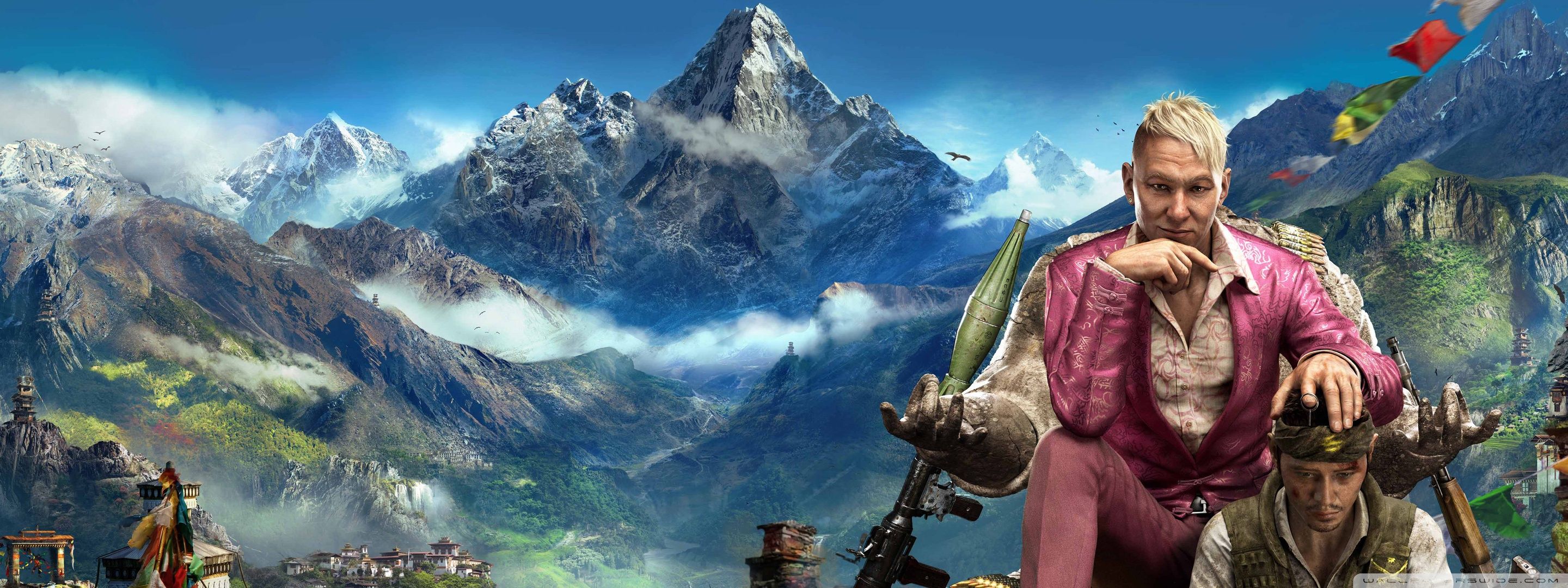 Far Cry 4, montagne innevate himalayane, 2560x768 21:9, Ultrawide
