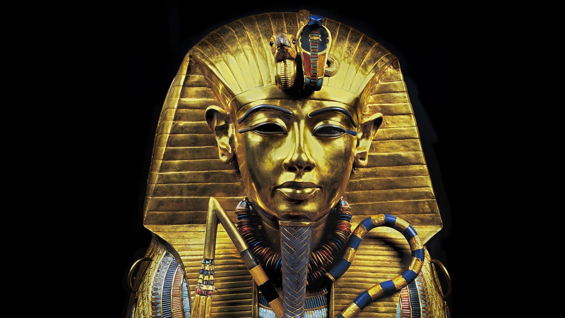 Maschera dorata di Tutankhamon, 1920x1080 Full HD, Desktop