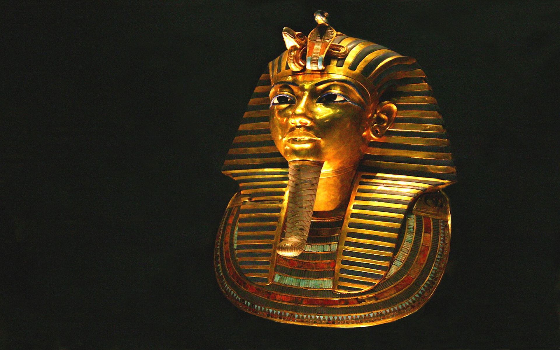 Maschera d'oro di Tutankhamon, 1920x1200 WUXGA, PC