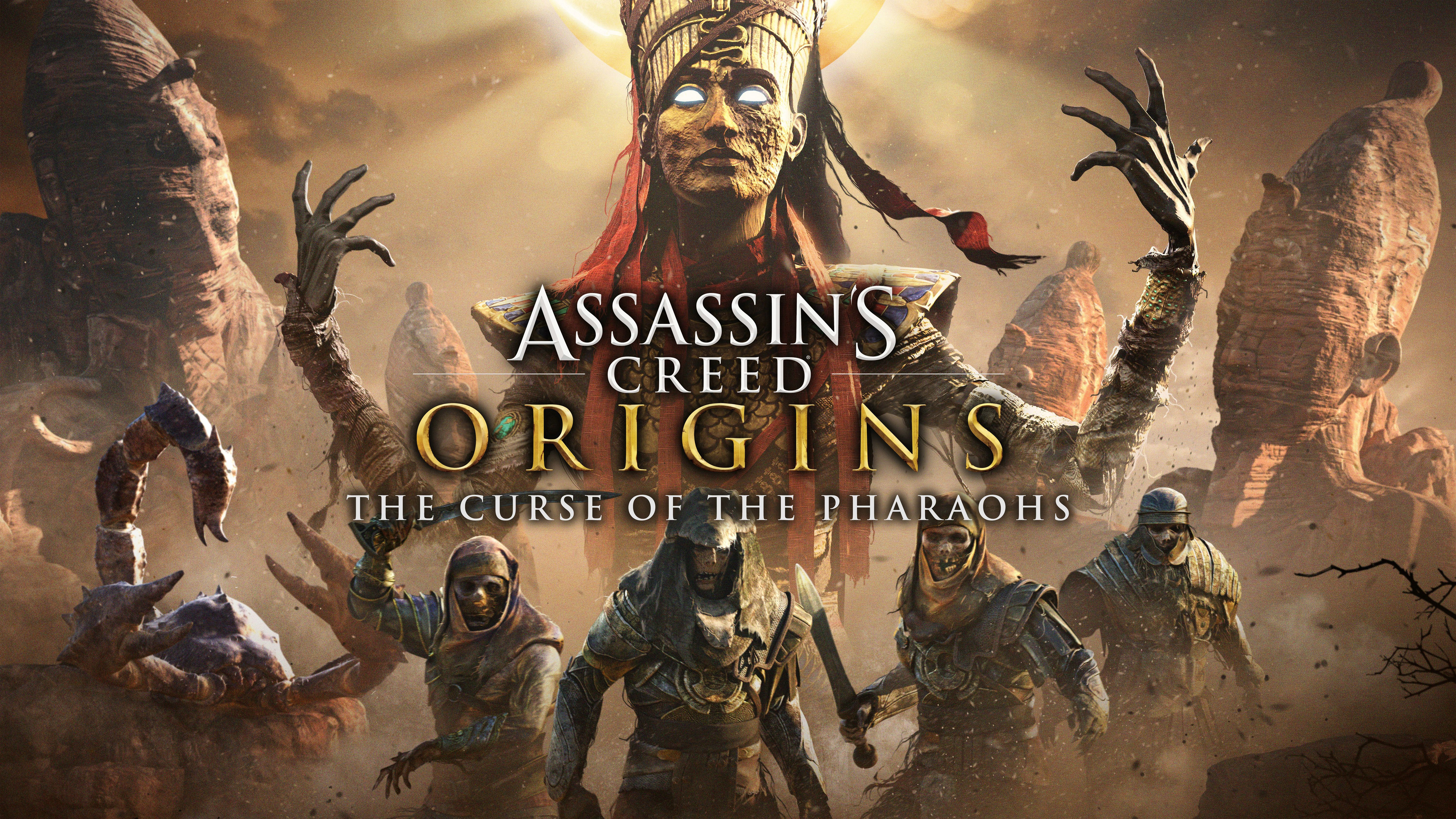 Assassin's Creed Origins Curse Pharaohs, Ubisoft, 6000x3375 Ultra HD, 4K TV