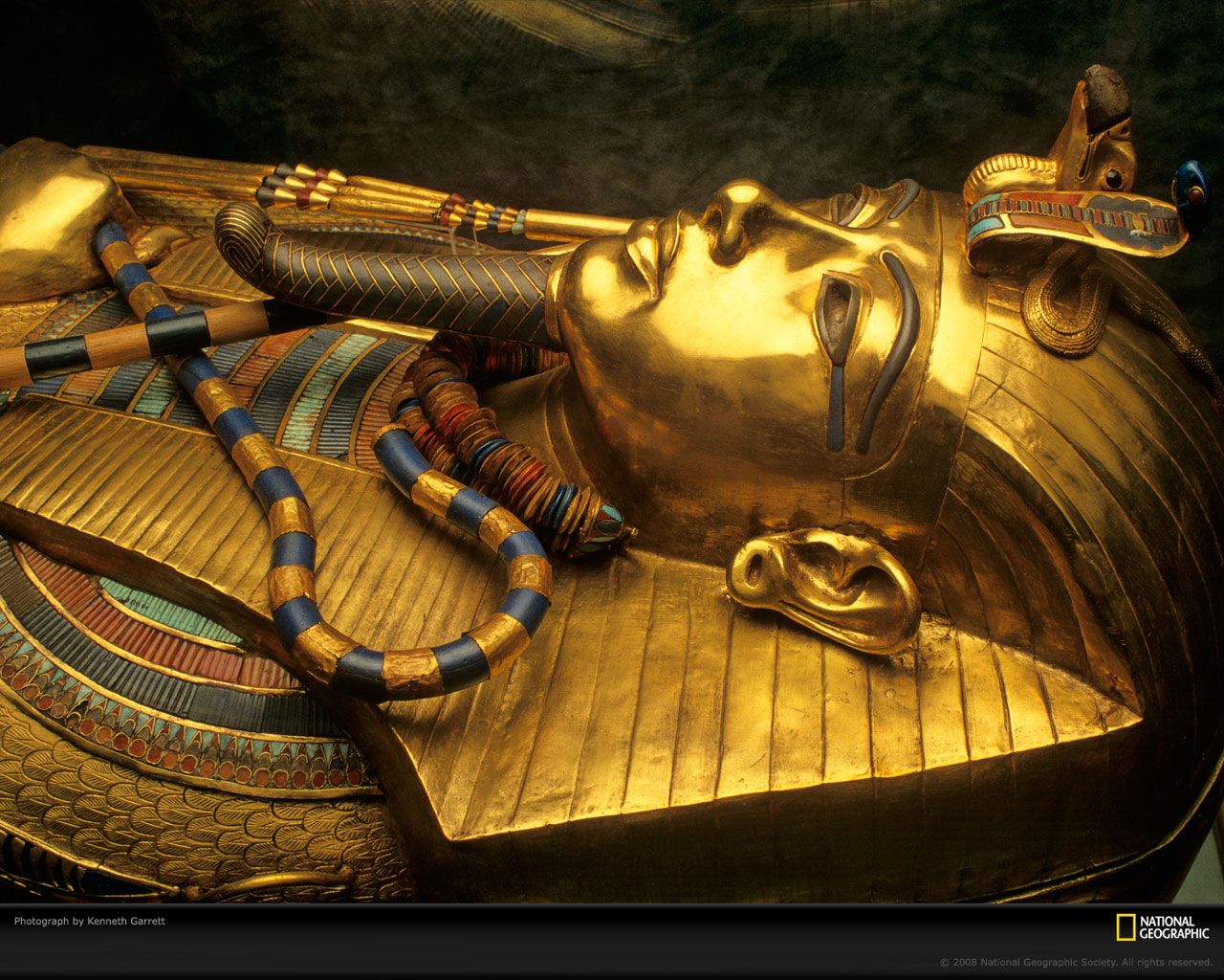 Sarcofago dorato di Tutankhamon, 1280x1024 HD, Desktop