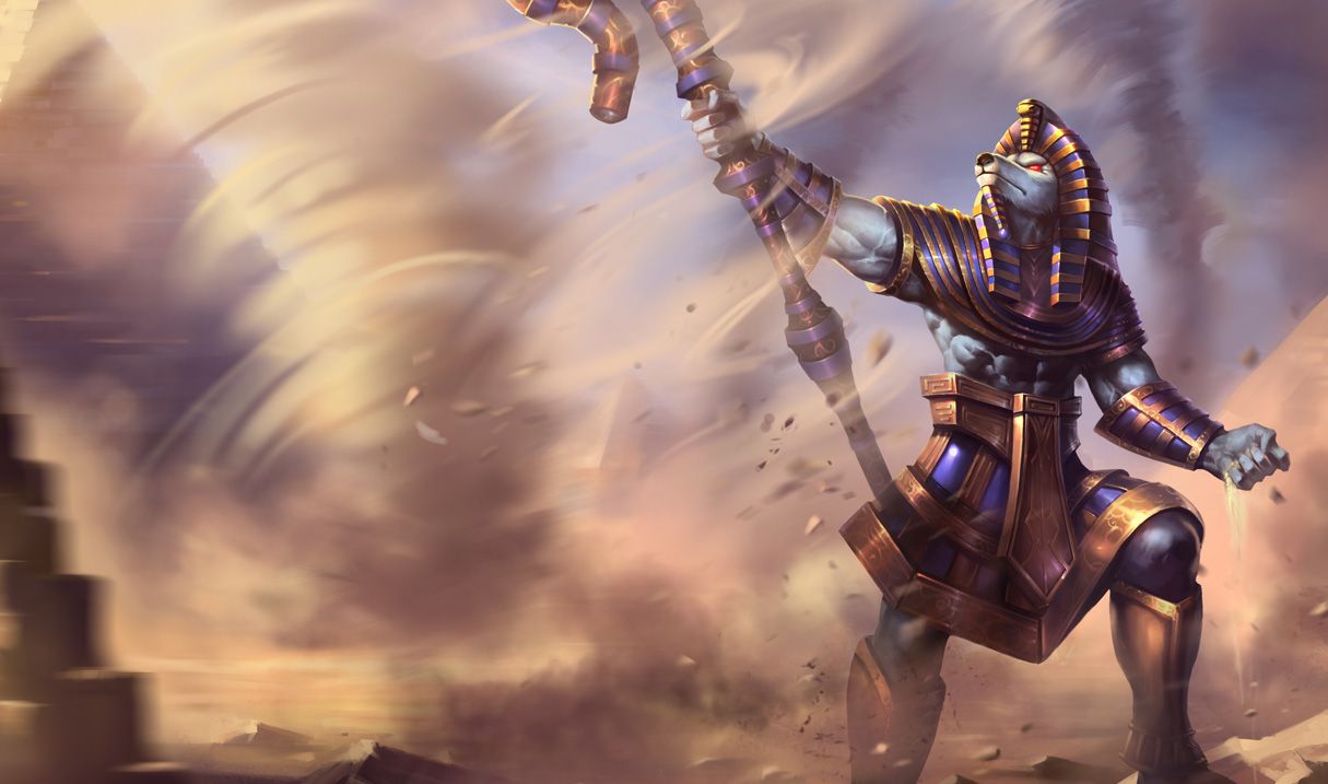 Nasus Faraone League of Legends, MOBA, 1215x717 HD, Desktop