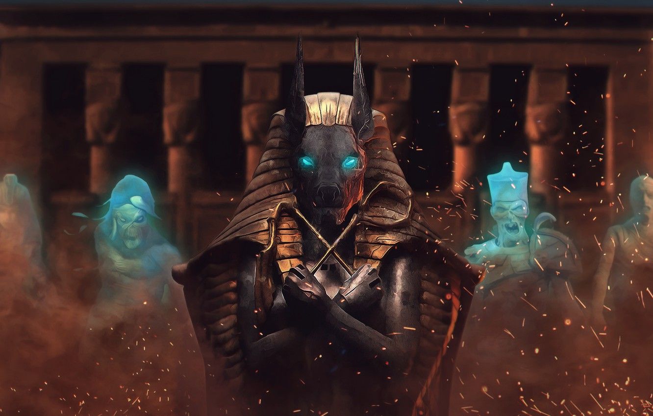 Anubis faraone spiriti egizi, 1332x850 HD, Notebook Gaming