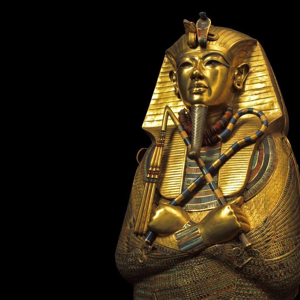 Maschera dorata Tutankhamon faraone, 1024x1024 HD, PC Desktop