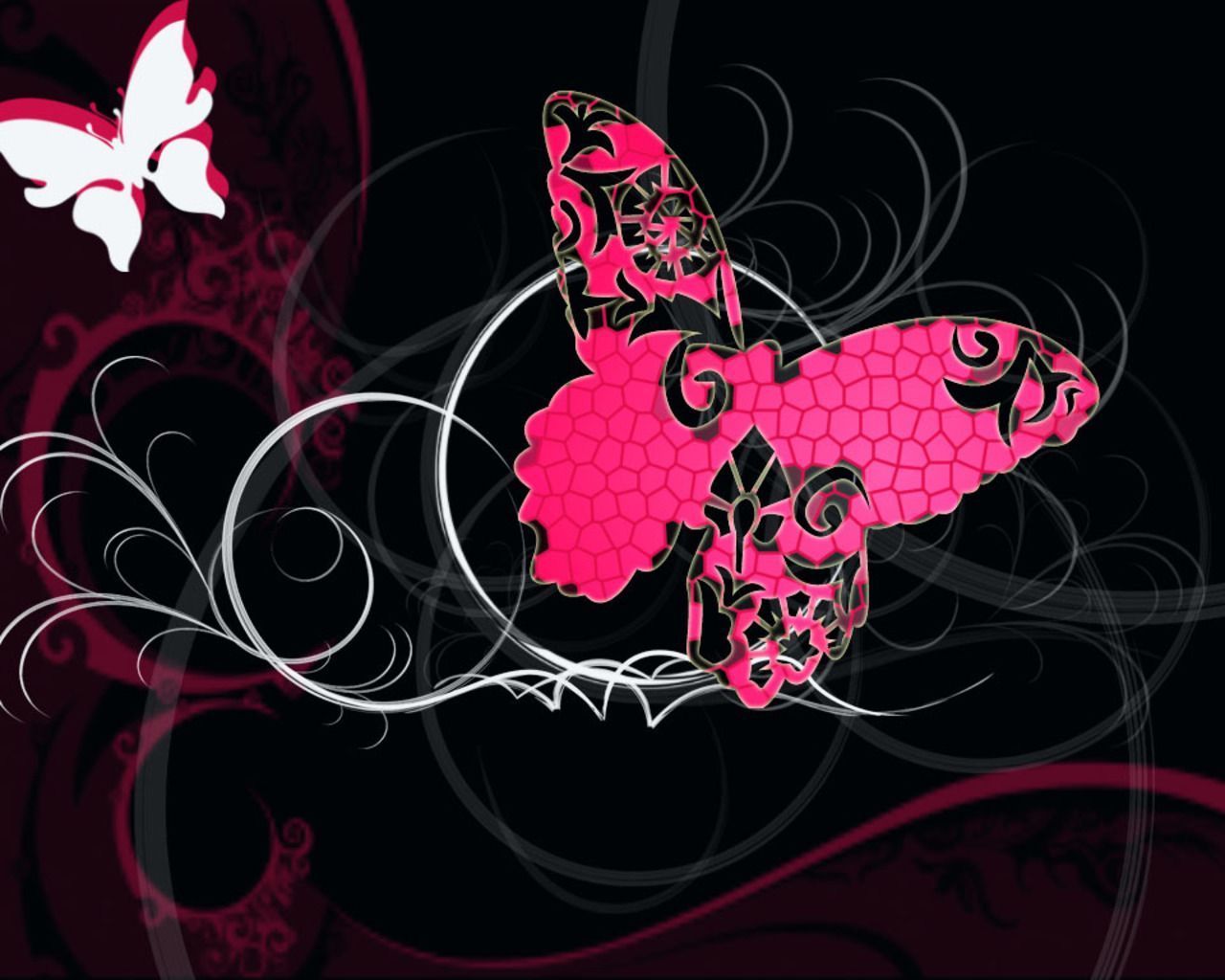 Farfalle e girasoli animati, 1280x720 HD, Desktop