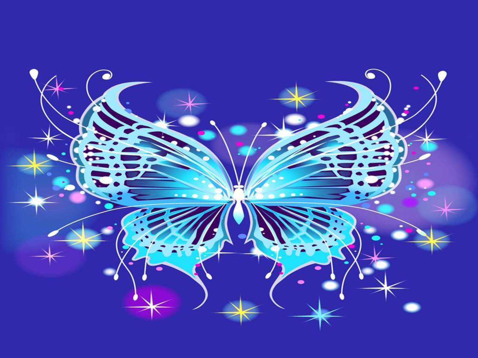 Farfalla blu su sfondo viola, 1600x1200 900p, Desktop