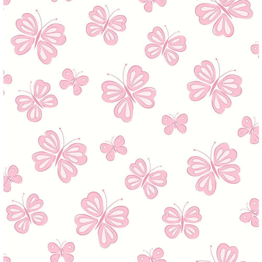 Farfalle rosa su bianco, 1000x1000 HD, Desktop