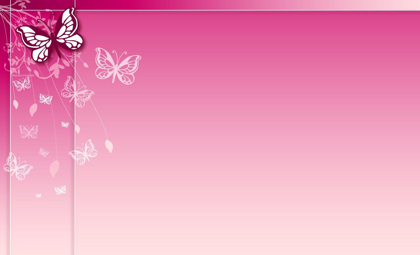 Farfalle bianche sfondo rosa, 1400x850 720p, Laptop