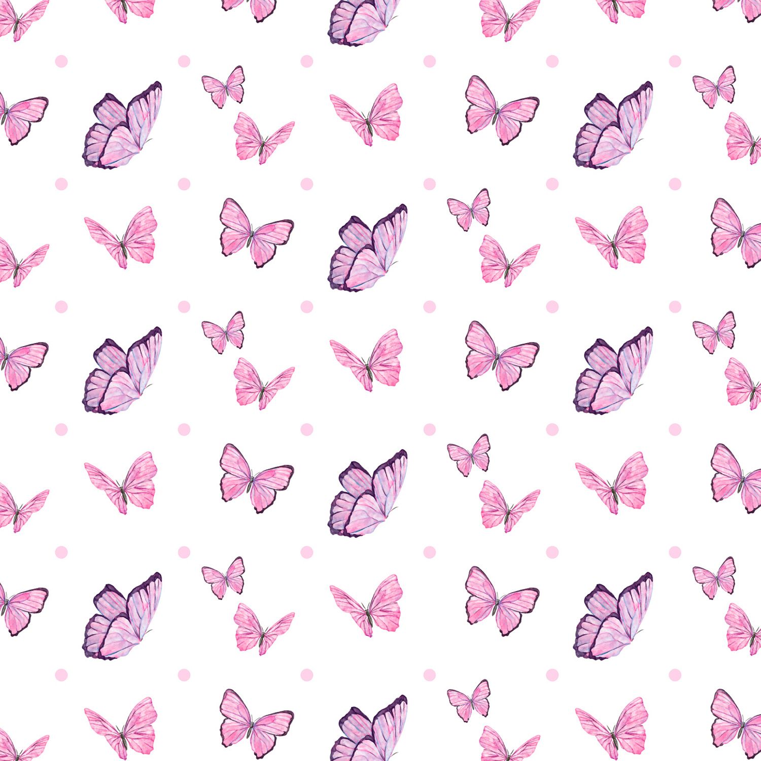 Farfalle rosa su sfondo bianco, 1500x1500 HD, Notebook Gaming