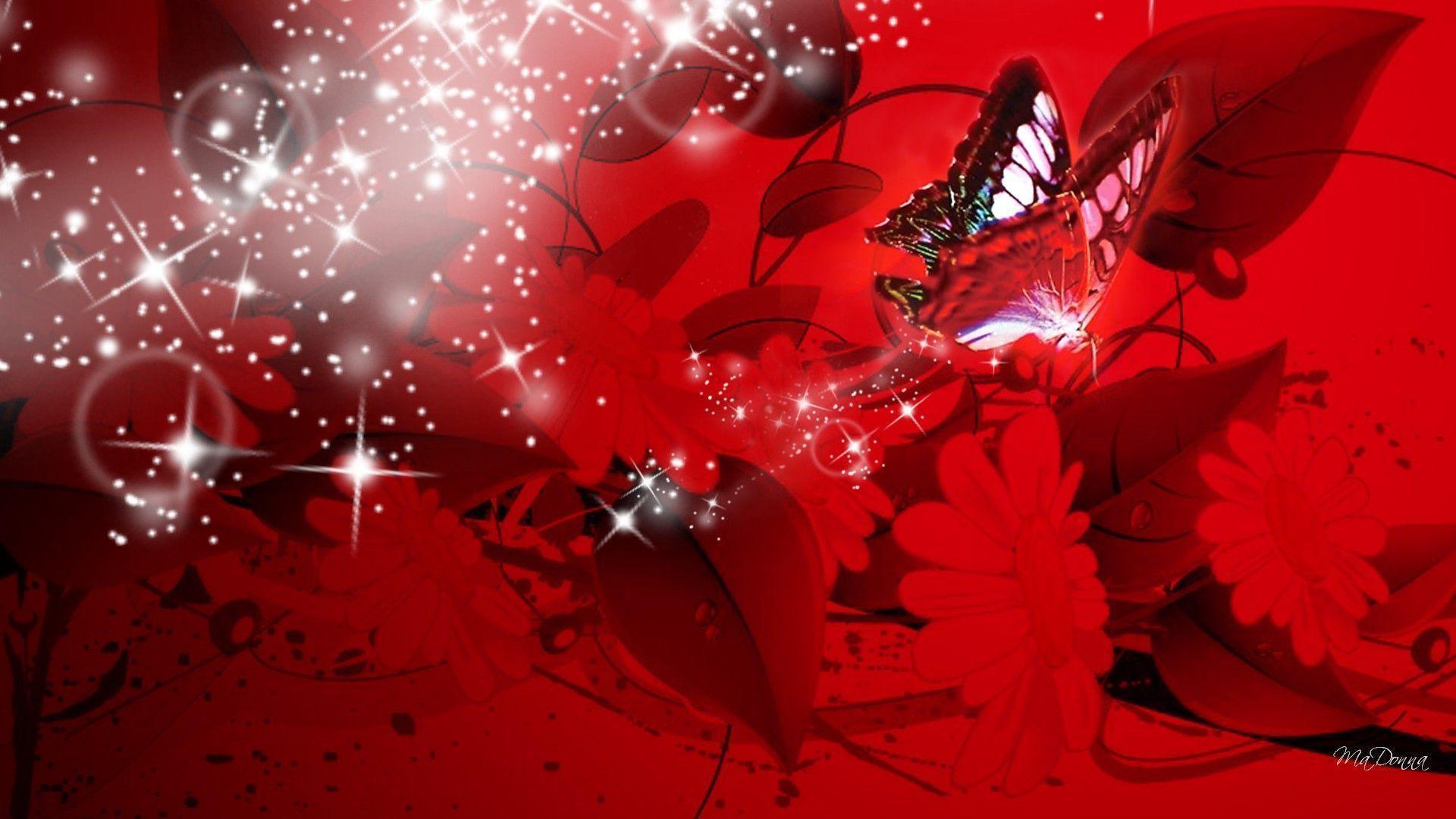 Farfalle rosse e nere, 1920x1080 1080p, PC