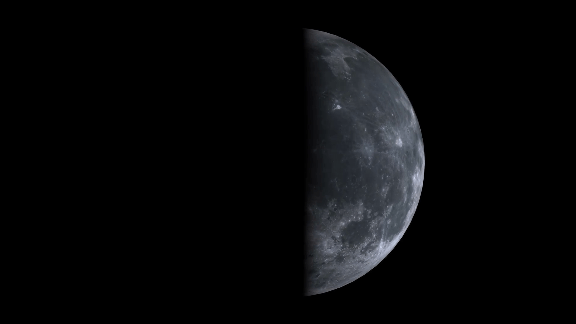 Fase lunare mezza luna, 1920x1080 Full HD, PC Desktop