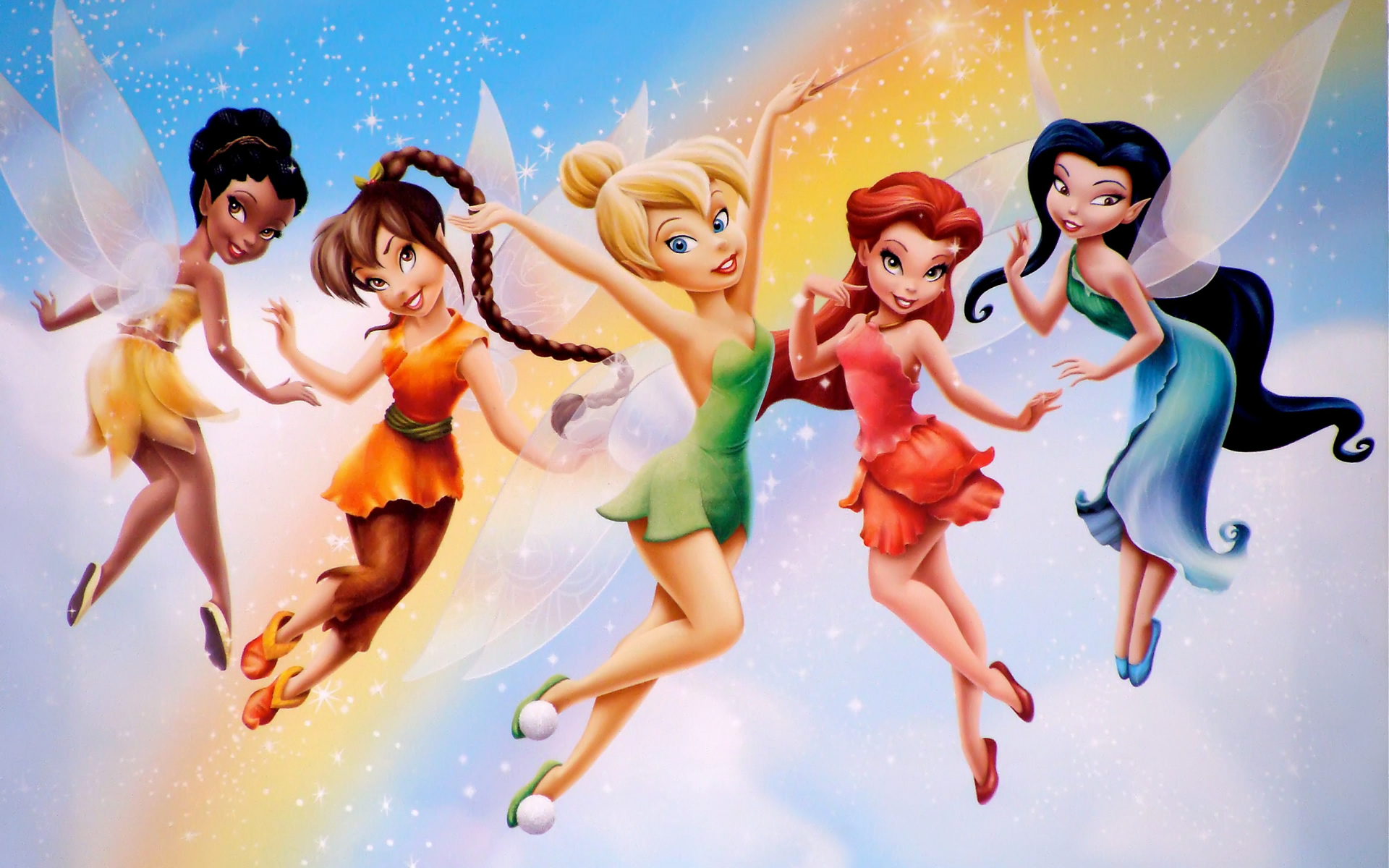 Fate Disney Tinker Bell gruppo, classici d'animazione, 1920x1200 WUXGA, Desktop