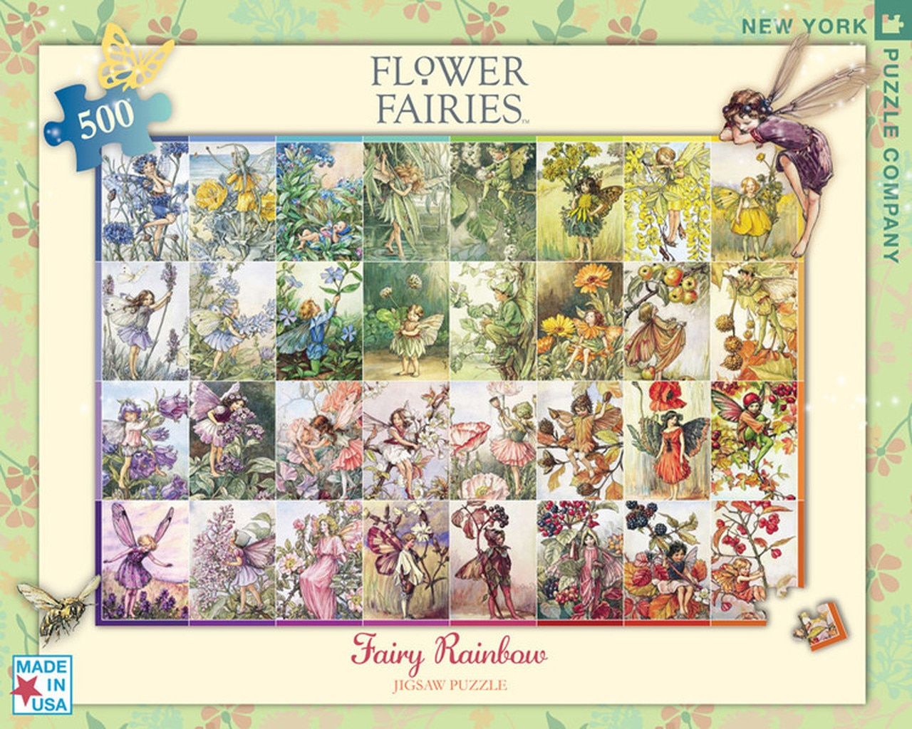 Puzzle Flower Fairies Fairy Rainbow, 1280x1024 720p, PC