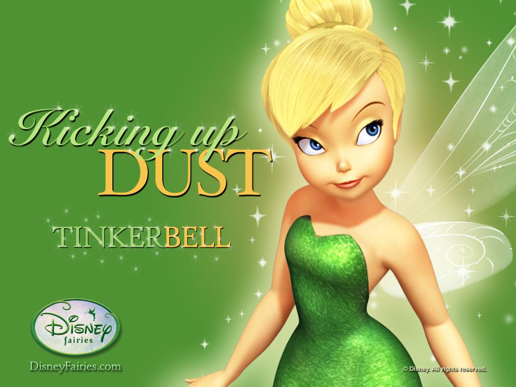 Trilli Disney Fairies verde, 1024x768 HD, iMac