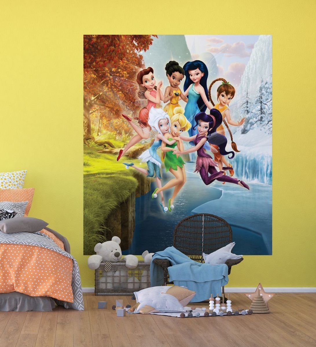 Fatine Disney mural camera bambini, 1092x1197 Verticale, Mobile