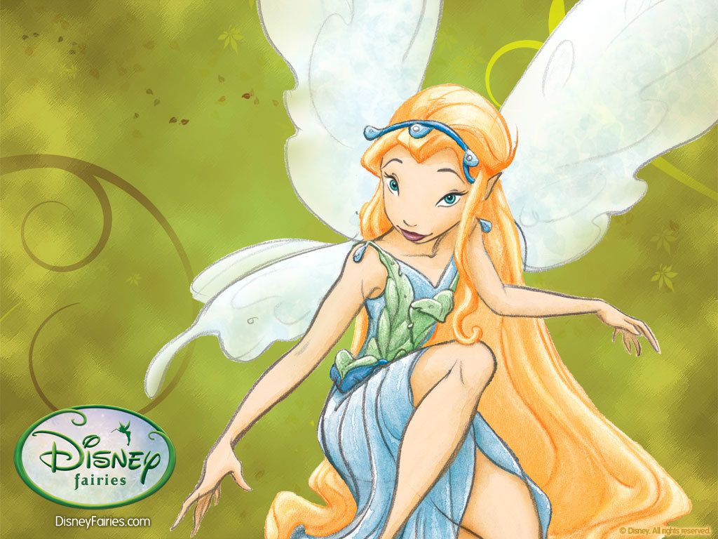Fata Disney biondo verde, 1024x768 HD, Desktop