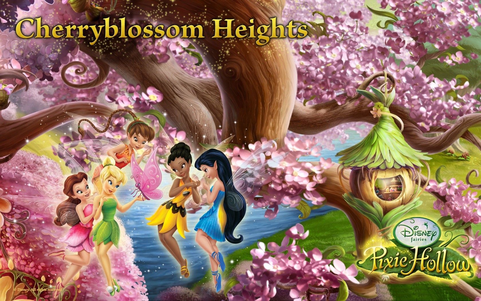 Fate Disney Pixie Hollow ciliegio, 1680x1050 HD Ready, Desktop