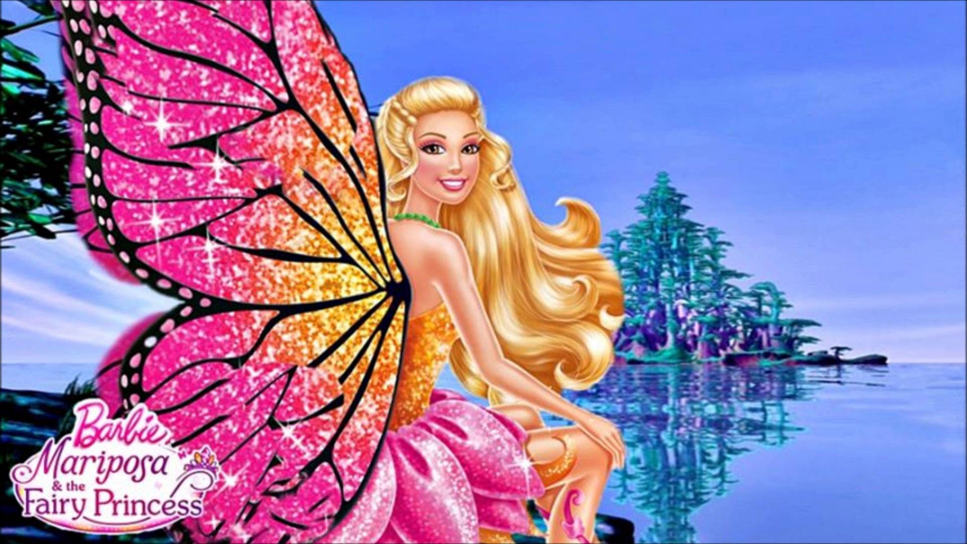 Barbie fata farfalla rosa, 1920x1080 1080p, PC Desktop