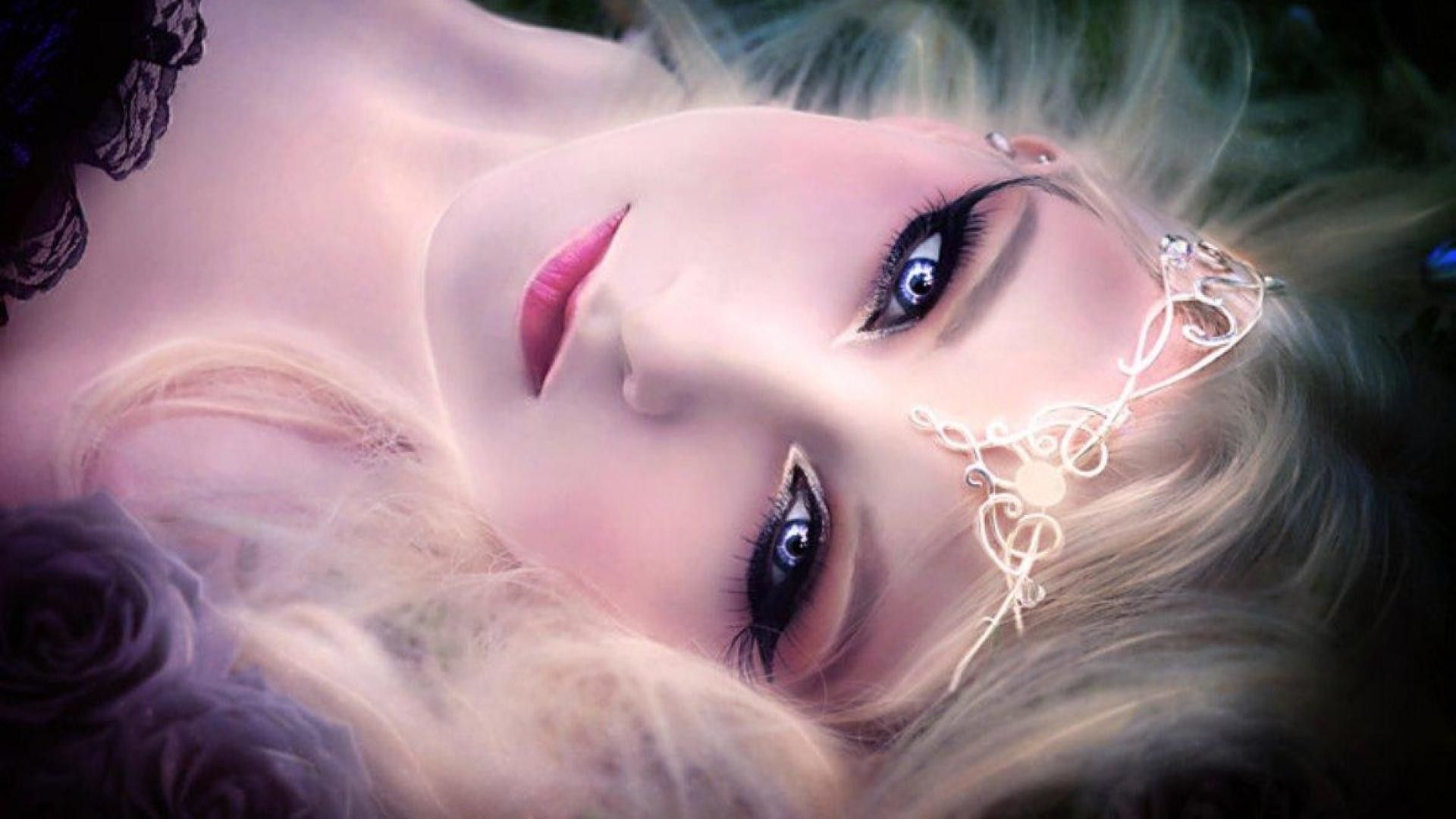 Fata bionda con diadema, 1920x1080 Full HD, Laptop