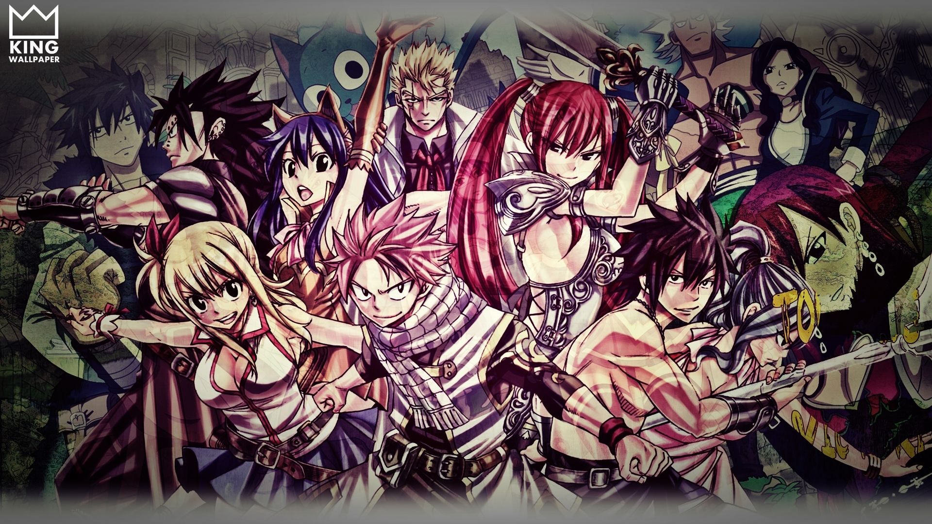 Personaggi Fairy Tail gruppo, 1920x1080 Full HD 1080p, Desktop