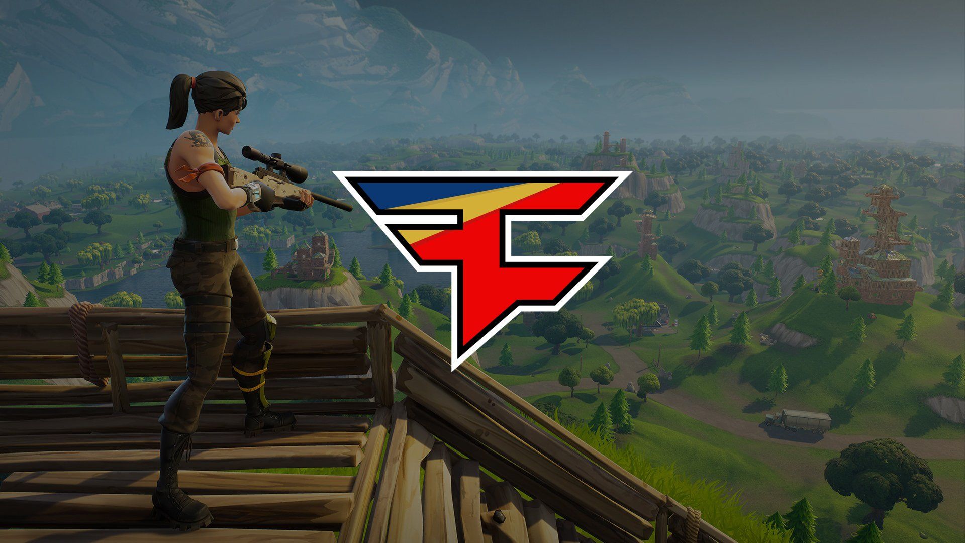 Logo FaZe Clan sfondo rosso, 1920x1080 Full HD, Desktop