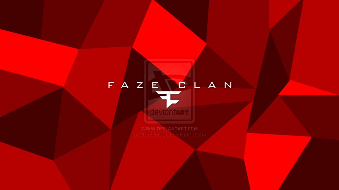 Logo FaZe Clan geometrico rosso, 1191x670 HD, Laptop