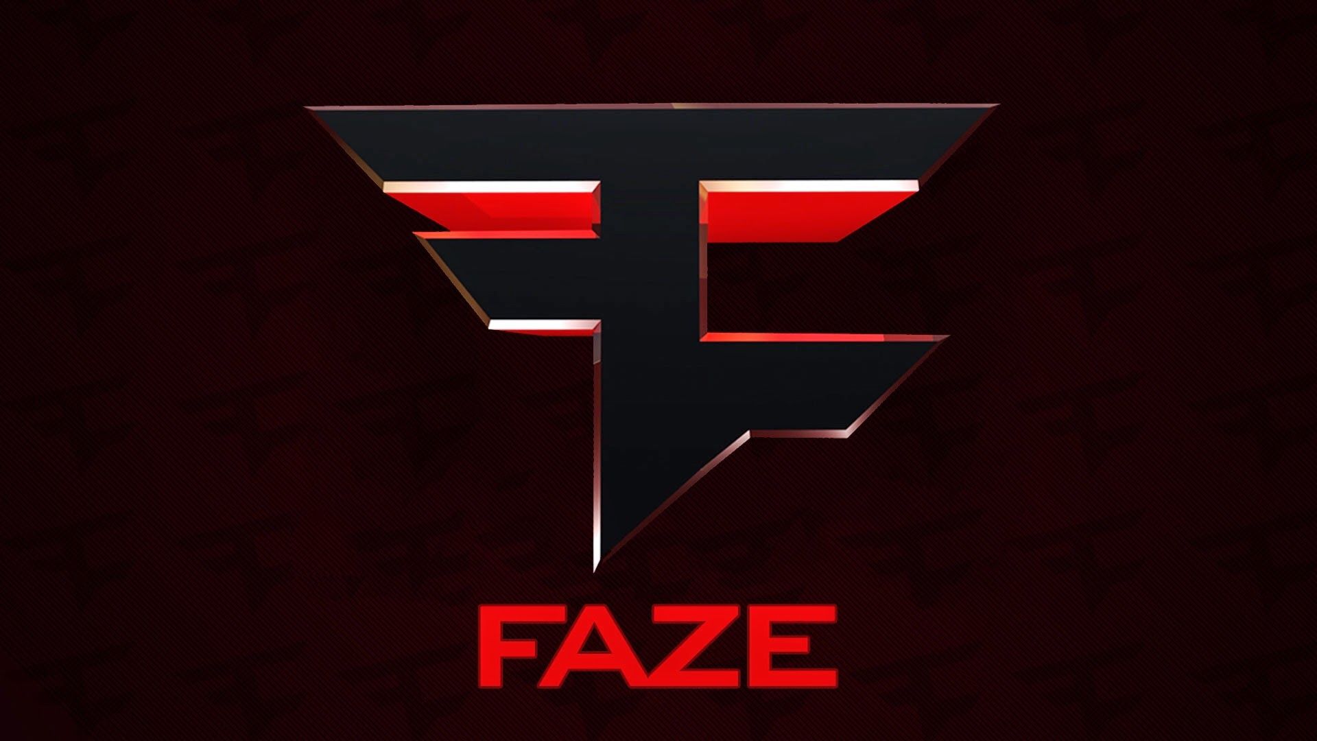Logo FaZe Clan rosso nero, 1920x1080 1080p, PC