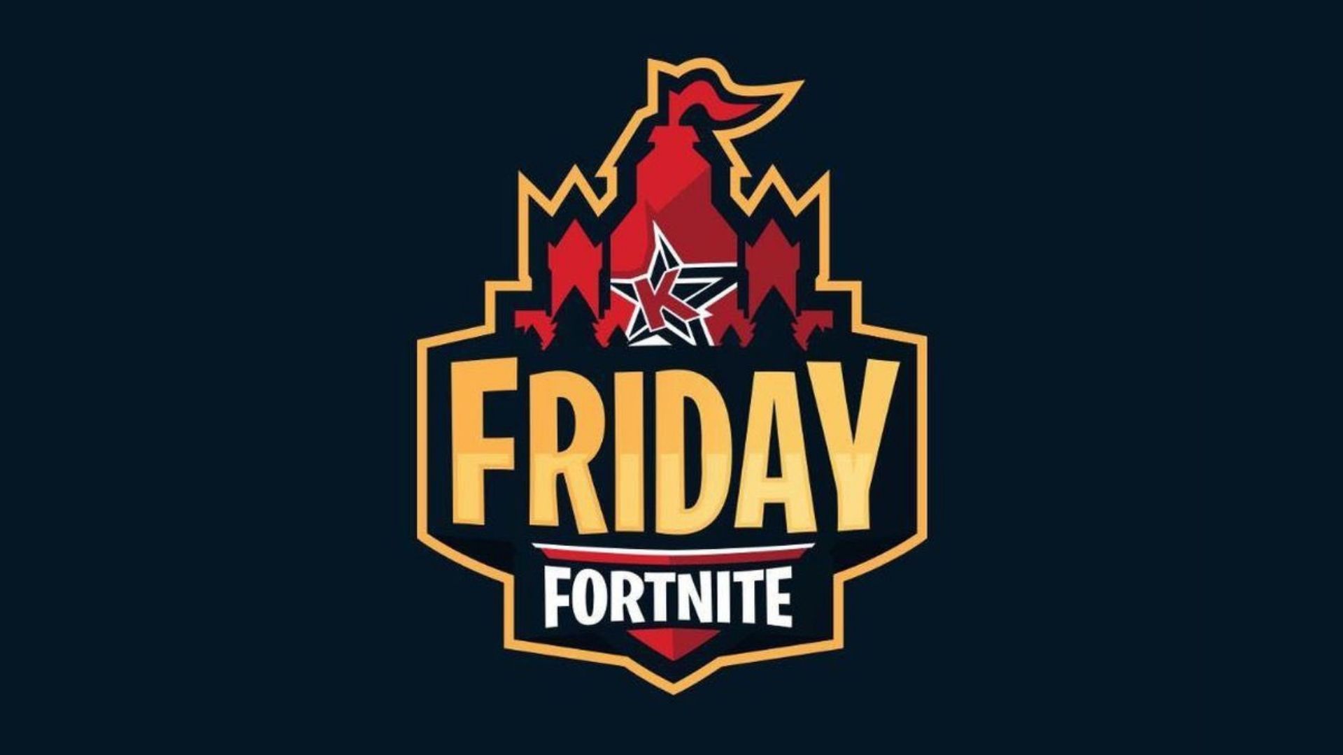 Logo Friday Fortnite torneo, 1920x1080 Full HD, Desktop