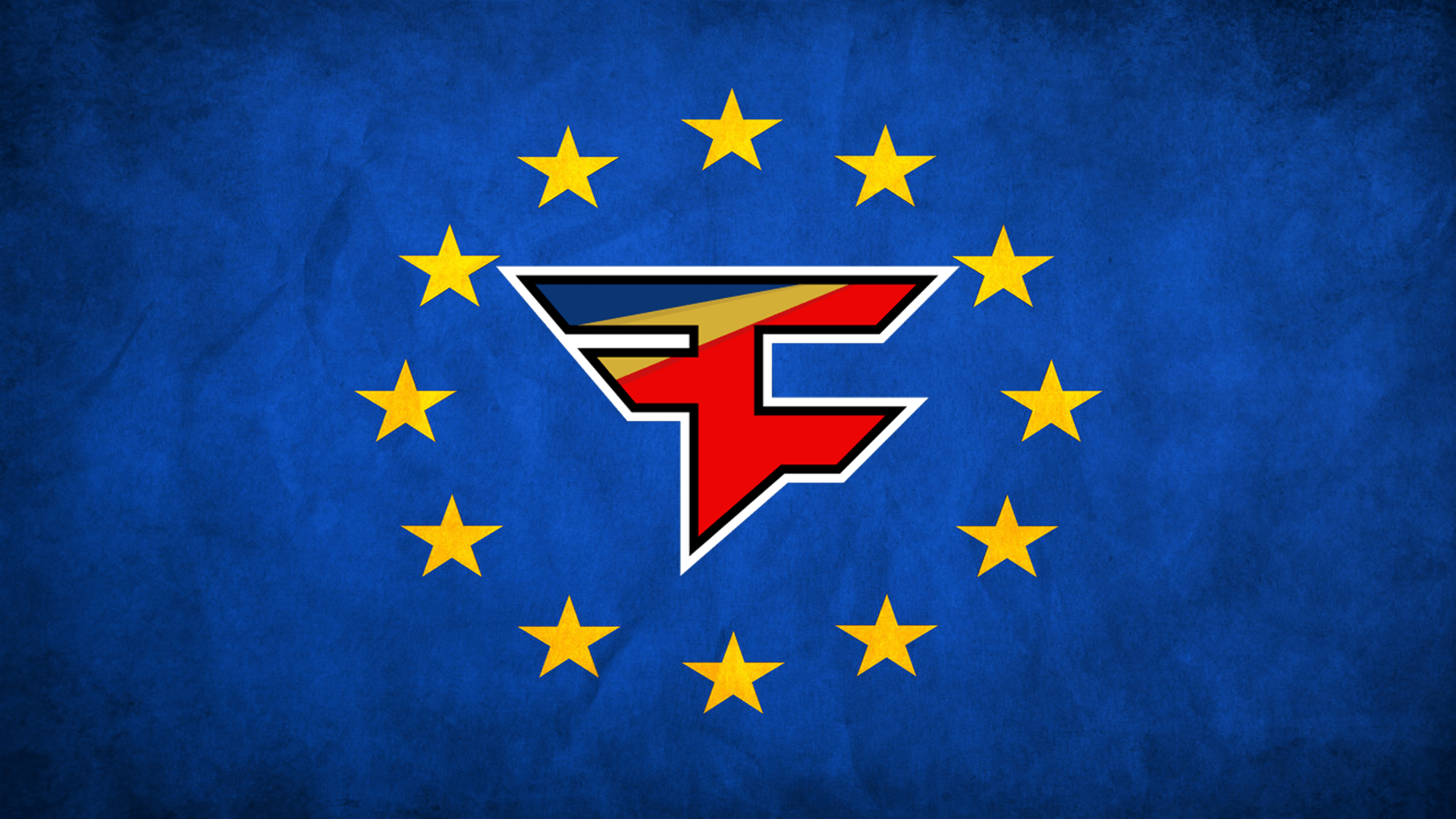 Logo FaZe Clan bandiera Europa, 1920x1080 Full HD, PC Desktop