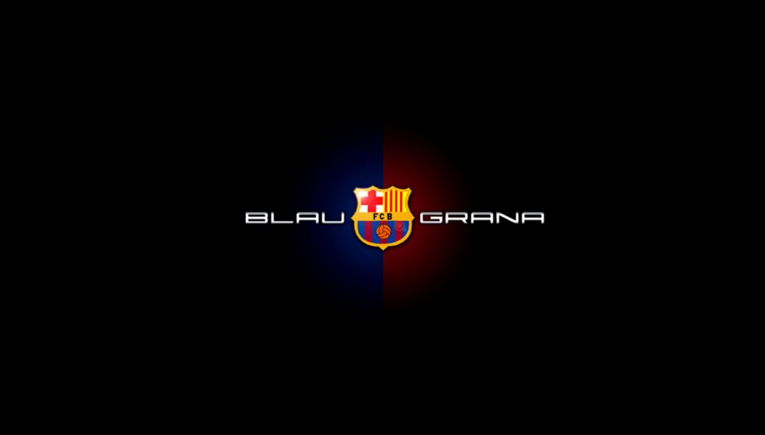 Logo FC Barcelona Blaugrana, Liga, 1504x855 HD, Desktop